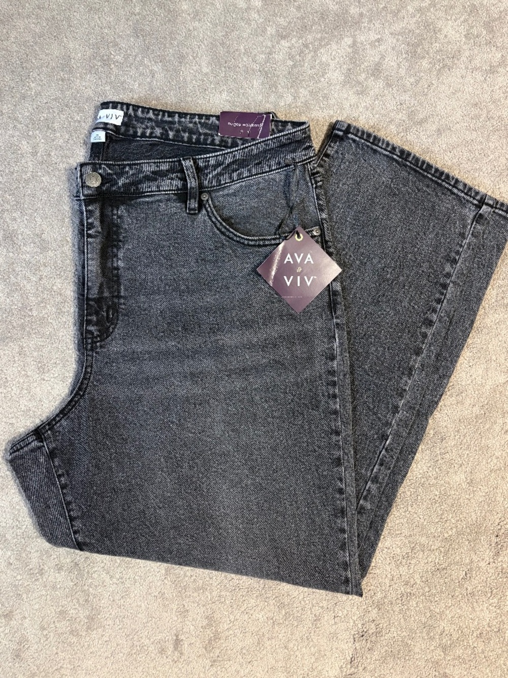 Target washed black 90's straight jeans